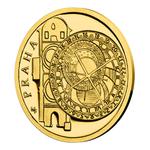 Gold Half Gram 2022 Prague - Astronomical Clock: Photo Coin, Niue, Gold Half Gram 2022 Prague - Astronomical Clock / thumbnail