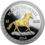Niue / Silver Ounce 2014 Year of the Horse - reverse photo