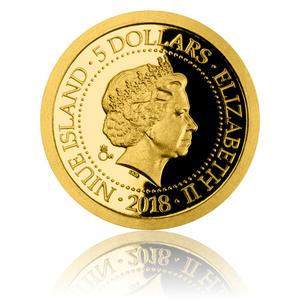 Niue / Gold Half Gram 2018 Franz Joseph I - obverse photo