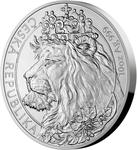 Silver Ten Ounces 2021 Czech Lion: Photo Coin, Niue, Silver Ten Ounces 2021 Czech Lion / thumbnail