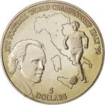 Five Dollars 1990 World Cup: Photo Coin, Niue, Five Dollars 1990 World Cup / thumbnail