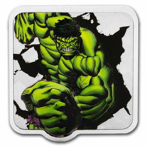 Niue / Silver Two Ounces 2025 Marvel Smash - Hulk - reverse photo