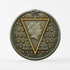 Niue / Silver Two Ounces 2021 Nicolas Flamel - obverse photo