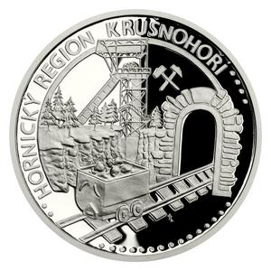 Niue / Platinum Ounce 2021 UNESCO - Krušnohoří - reverse photo