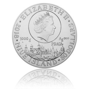 Niue / Silver Kilo 2018 George of Poděbrady - obverse photo