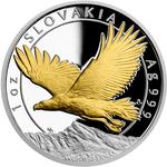 Niue / Silver Ounce 2023 Slovakia Eagle / Proof with Gold Plating - reverse photo