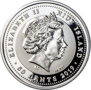 Niue / Fifty Cents 2019 Wedding - obverse photo
