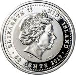 Fifty Cents 2019 Wedding: Photo Coin, Niue, Fifty Cents 2019 Wedding / thumbnail