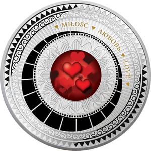 Niue / One Dollar Silver 2015 Love - reverse photo