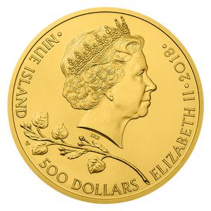 Niue / Gold Ten Ounces 2018 Czech Lion - obverse photo