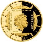 Gold Quarter Ounce 2021 Polar Explorers - South Pole: Photo Coin, Niue, Gold Quarter Ounce 2021 Polar Explorers - South Pole / thumbnail