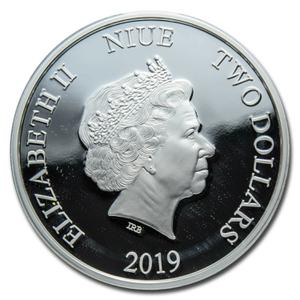 Niue / Silver Ounce 2019 The Muppets -  Fozzie Bear - obverse photo