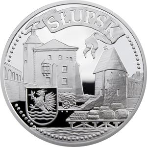 Niue / Silver Ounce 2010 Hanseatic Towns - Słupsk - reverse photo