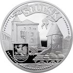 Niue / Silver Ounce 2010 Hanseatic Towns - Słupsk - reverse photo