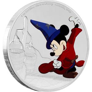 Niue / Silver Ounce 2017 Mickey Mouse - Fantasia - reverse photo