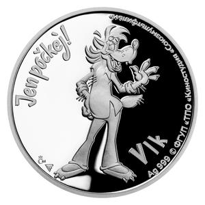 Niue / One Dollar Silver 2021 Well, Just You Wait! - The Wolf - reverse photo