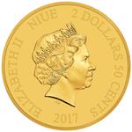 Gold Half Gram 2017 Mickey - Delayed Date: Photo Coin, Niue, Gold Half Gram 2017 Mickey - Delayed Date / thumbnail