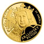 Gold Quarter Ounce 2021 St Anežka - Royal Origin: Photo Coin, Niue, Gold Quarter Ounce 2021 St Anezka - Royal Origin / thumbnail