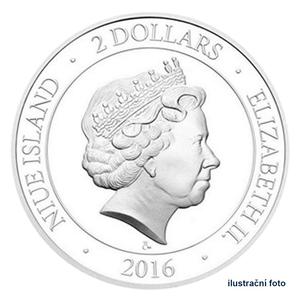 Niue / Silver Ounce 2016 Birch Leaf - obverse photo