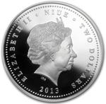 Silver Ounce 2013 Peregrine Falcon: Photo Coin, Niue, Silver Ounce 2013 Peregrine Falcon / thumbnail