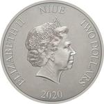 Silver Ounce 2020 Stegosaurus: Photo Coin, Niue, Silver Ounce 2020 Stegosaurus / thumbnail