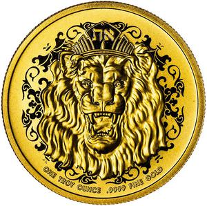 Niue / Gold Ounce 2023 Roaring Lion of Judah - reverse photo