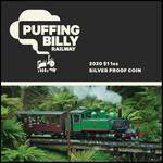 Silver Ounce 2020 Puffing Billy: Photo Coin, Niue, Silver Ounce 2020 Puffing Billy / thumbnail