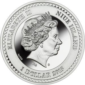 Niue / One Dollar Silver 2015 Faith - obverse photo