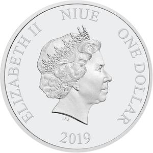 Niue / Silver Half Ounce 2019 Disney - Season's Greetings - obverse photo