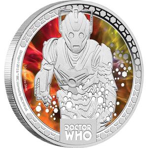 Niue / Silver Half Ounce 2014 Doctor Who Monsters - Cybermen - reverse photo