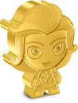 Niue / Silver Ounce 2023 Chibi - Marvel: Captain Marvel / Gold Plated - reverse photo