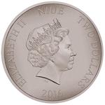 Silver Ounce 2016 Warriors of History - Vikings: Photo Coin, Niue, Silver Ounce 2016 Warriors of History - Vikings / thumbnail