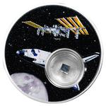 Silver Ounce 2018 Space Shuttle: Photo Coin, Niue, Silver Ounce 2018 Space Shuttle / thumbnail