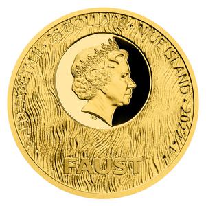 Niue / Gold Half Ounce 2022 Johann Wolfgang Goethe - obverse photo
