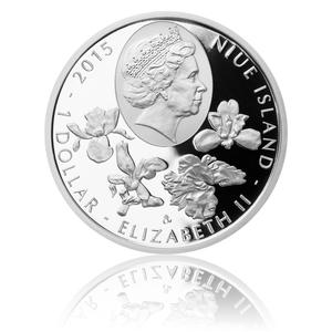 Niue / Silver Half Ounce 2015 Dog Tooth Violet - obverse photo
