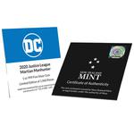 Silver Ounce 2020 Justice League - Martian Manhunter: Photo Coin, Niue, Silver Ounce 2020 Justice League - Martian Manhunter / thumbnail
