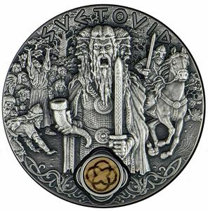 Niue / Silver Two Ounces 2018 Svetovid - reverse photo
