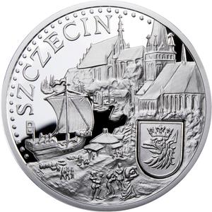 Niue / Silver Ounce 2011 Hanseatic Towns - Szczecin - reverse photo