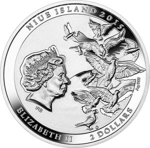 Niue / Silver Ounce 2015 Pope John Paul II - obverse photo