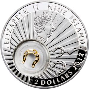 Niue / Silver Ounce 2012 Horseshoe - obverse photo