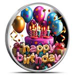 Ten Dollars Silver 2025 Happy Birthday: Photo Coin, Niue, Ten Dollars Silver 2025 Happy Birthday / thumbnail