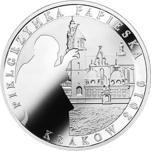 Niue / One Dollar Silver 2016 Holy Father in Cracow - reverse photo