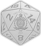 Silver Ounce 2023 Dungeons and Dragons: Photo Dungeons & Dragons 1 oz Silver Proof Coin / thumbnail
