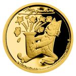 Gold Tenth-Ounce 2019 Four Leaf Clover - Myšpulín: Photo Coin, Niue, Gold Tenth-Ounce 2019 Four Leaf Clover - Myšpulín / thumbnail