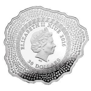 Niue / Silver Six Ounces 2016 Mount Vesuvius - obverse photo