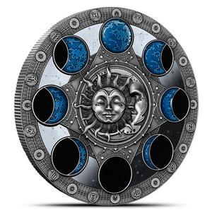 Niue / Silver Two Ounces 2024 Lunar Calendar - reverse photo