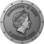 Niue / Silver Two Ounces 2022 Steampunk - Metal Fish - obverse photo