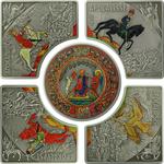 Silver Ounce Set 2012 Horsemen of Apocalypse: Photo Coin, Niue, Silver Ounce Set 2012 Horsemen of Apocalypse / thumbnail