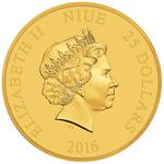 Gold Quarter Ounce 2016 Feng Shui - Money Toad: Photo Coin, Niue, Gold Quarter Ounce 2016 Feng Shui - Money Toad / thumbnail