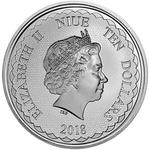 Silver Five Ounces 2018 Double Dragon: Photo Coin, Niue, Silver Five Ounces 2018 Double Dragon / thumbnail